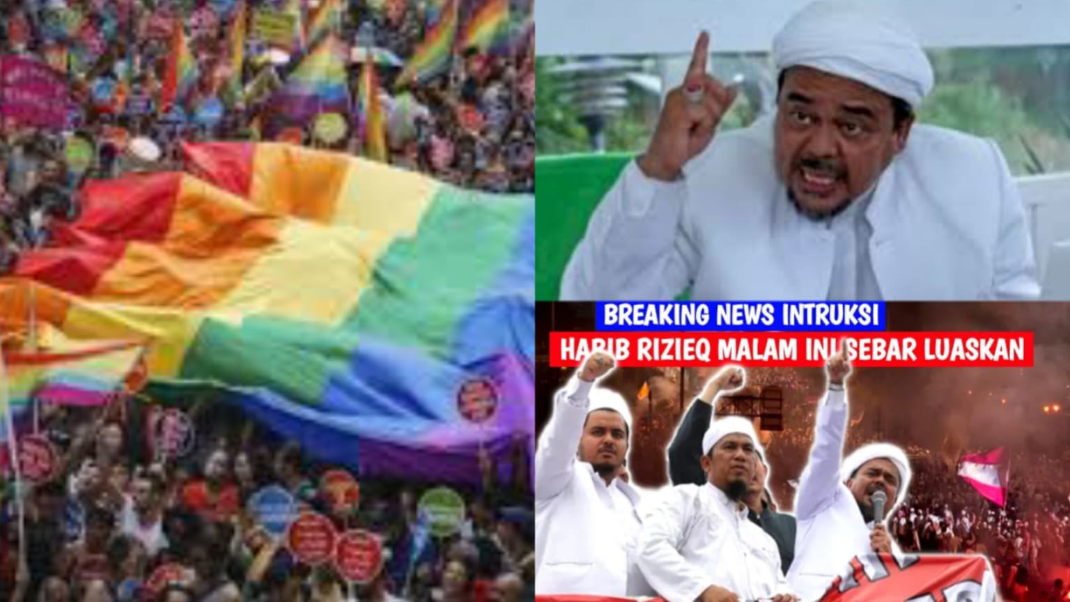 GAWAT! Indonesia Jadi Target Sasaran Pengembangan LGBT, Disokong Dana Ratusan Miliar, Habib Rizieq: Musnahkan!