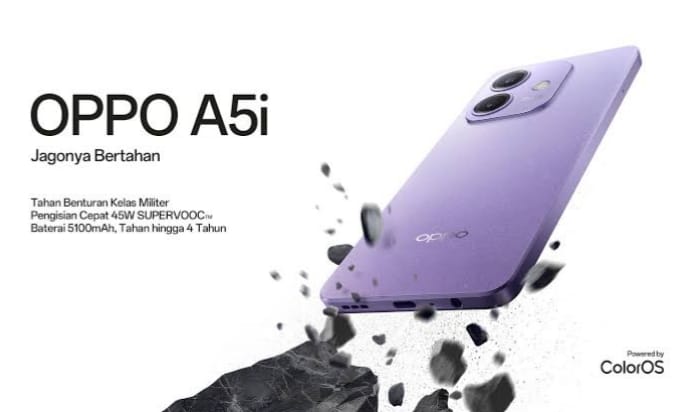 Oppo A5i Hadirkan Performa Multitasking Ditenagai Chipset Snapdragon 6s Gen 1