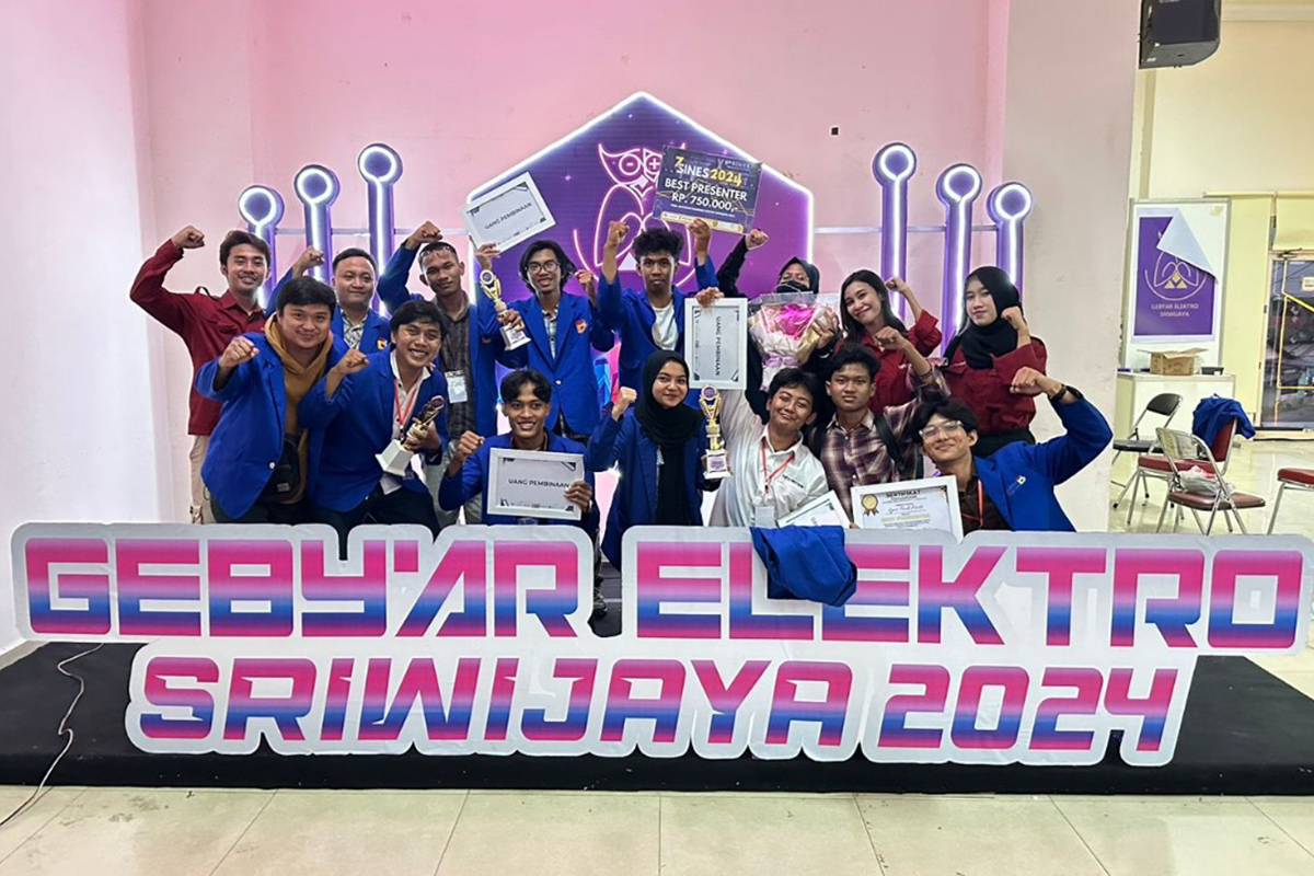 Mahasiswa Universitas Bina Darma Raih Prestasi di Ajang Gebyar Elektro Sriwijaya 2024