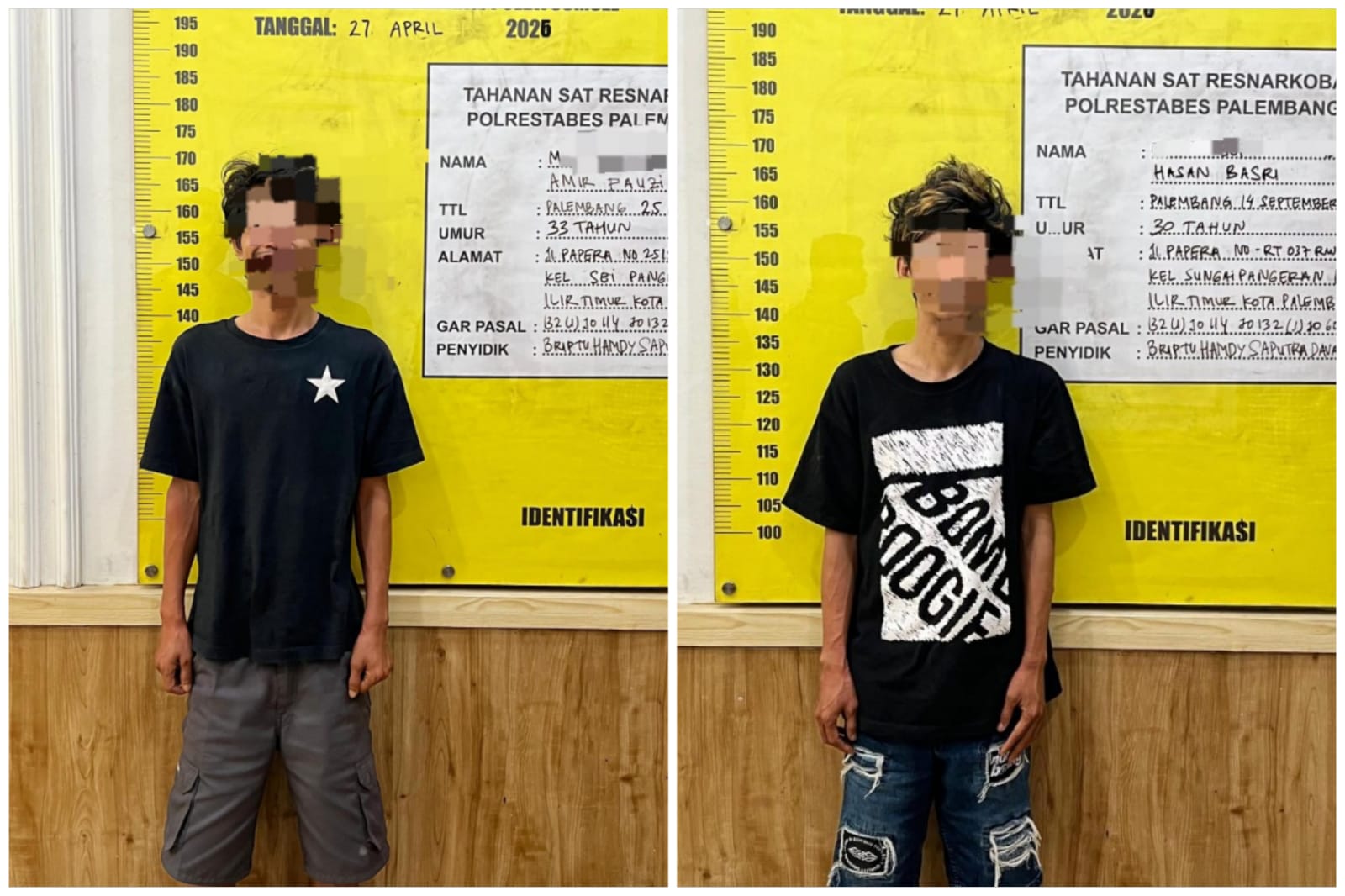 Edarkan Sabu dari Kamar Kost Bilangan Trikora Palembang, 2 Pemuda Tak ...