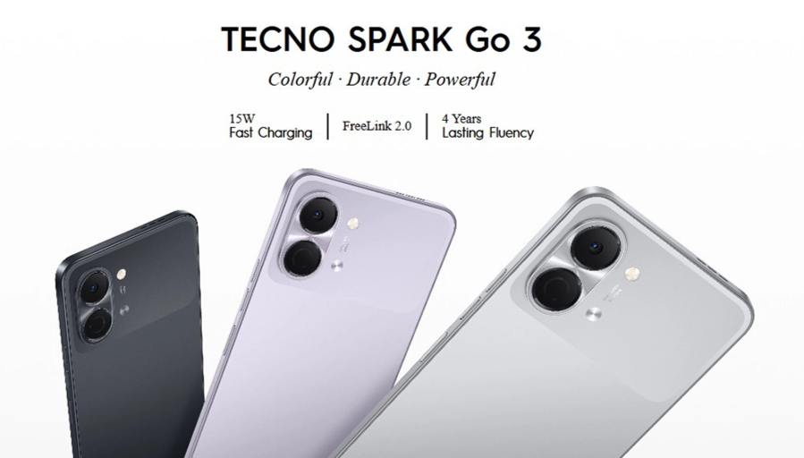 Tecno Spark Go 3 Perpaduan Desain Minimalis dengan Perlindungan Sertifikasi IP64 