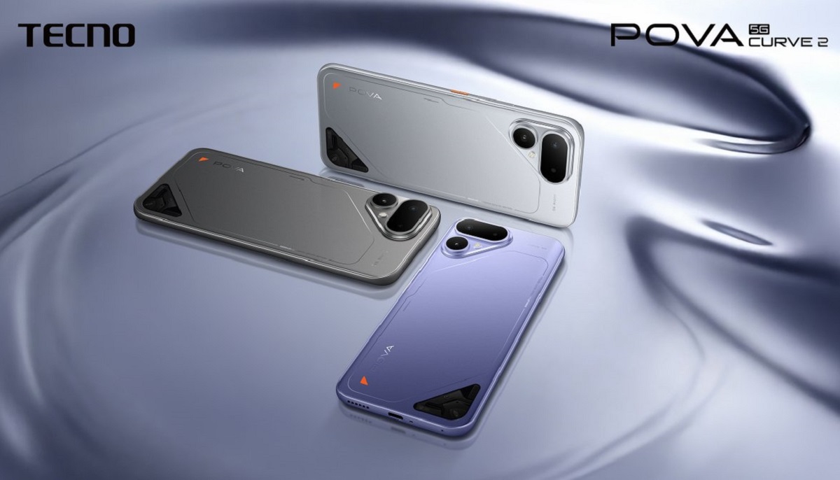 Tecno Pova Curve 2 5G: Ponsel Baterai Besar, Bodi Tipis, Layar AMOLED Lengkung