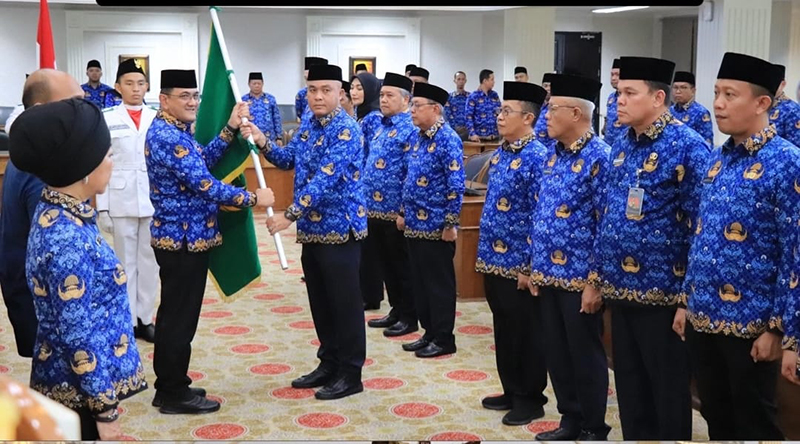 Sekda Aprizal Hasyim Dikukuhkan Jadi Ketua Korpri Kota Palembang 2022 - 2027