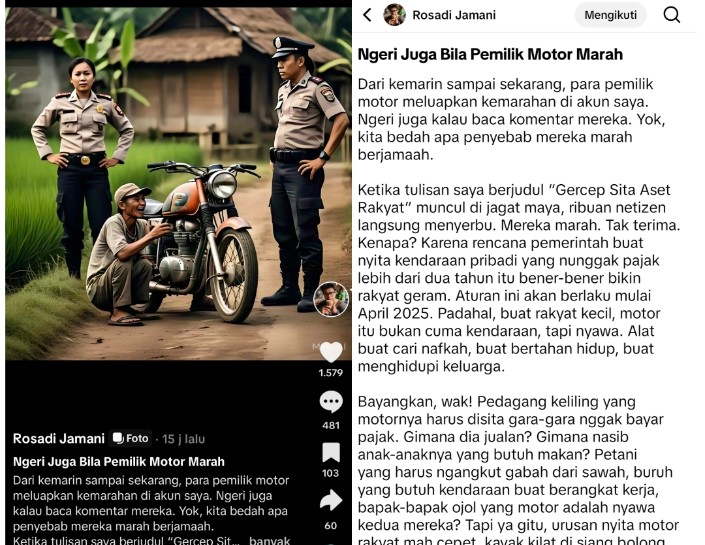 Pemilik Motor Mengamuk: Rencana Sita Kendaraan Nunggak Pajak 2 Tahun Tuai Protes