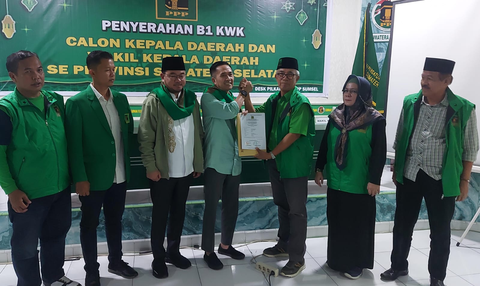 Dapat Dukungan PPP, Ratu Dewa dan Prima Salam Besok Daftar ke KPU Palembang