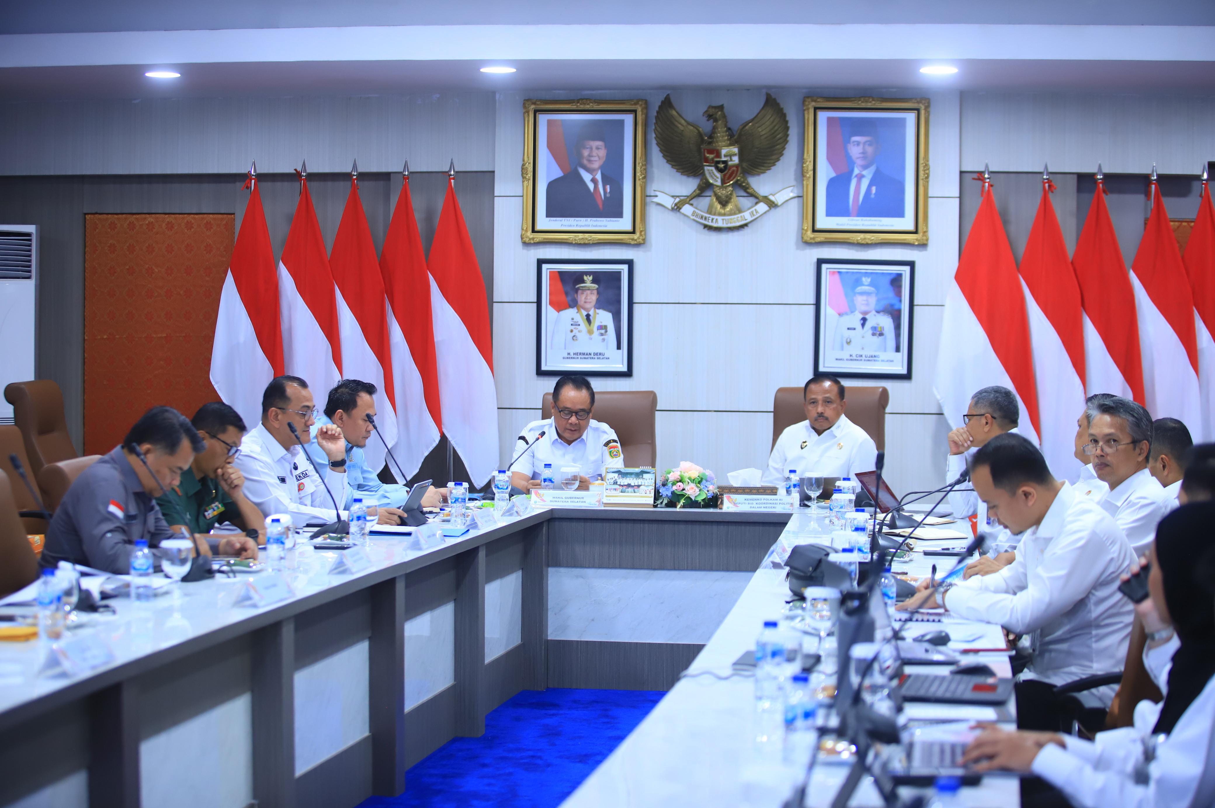 Wagub Cik Ujang Tegaskan Komitmen Pemprov Sumsel Selesaikan Sengketa Batas Muba-Muratara