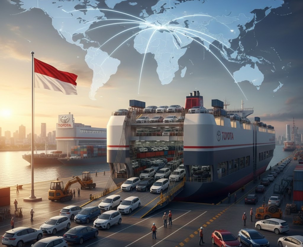 Tembus 3 Juta Unit, Ini Daftar Negara Tujuan Ekspor Mobil Toyota Rakitan 2026