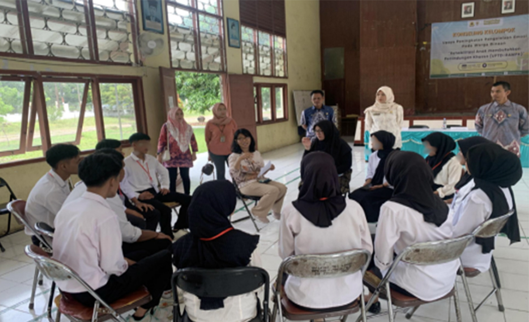 Intervensi Kelompok untuk Peningkatan Pengelolaan Emosi Warga Binaan Pemasyarakatan di UPTD RAMPK Ogan Ilir
