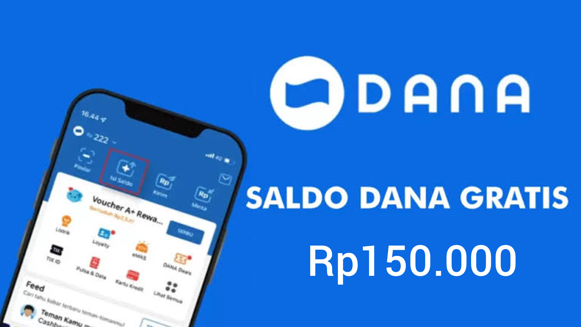 Raih Kesempatan dapat Saldo Gratis Rp150.000 Lewat Fitur DANA Kaget, Klaim Sekarang!