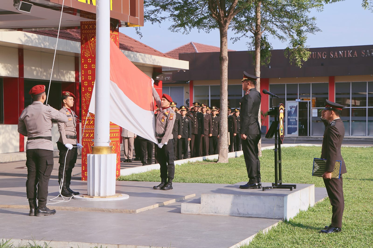 96 Tahun Sumpah Pemuda: Polres Muara Enim Serukan 'Maju Bersama Indonesia Raya' untuk Generasi Emas 2045