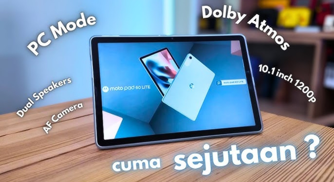 Harga Terjangkau, Fitur Menarik: Moto Pad 60 Lite Cocok untuk Hiburan dan Belajar Online