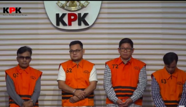 KPK Tahan Empat Tersangka Baru Suap Pokir DPRD OKU, Ungkap Skema Jatah Rp35 Miliar