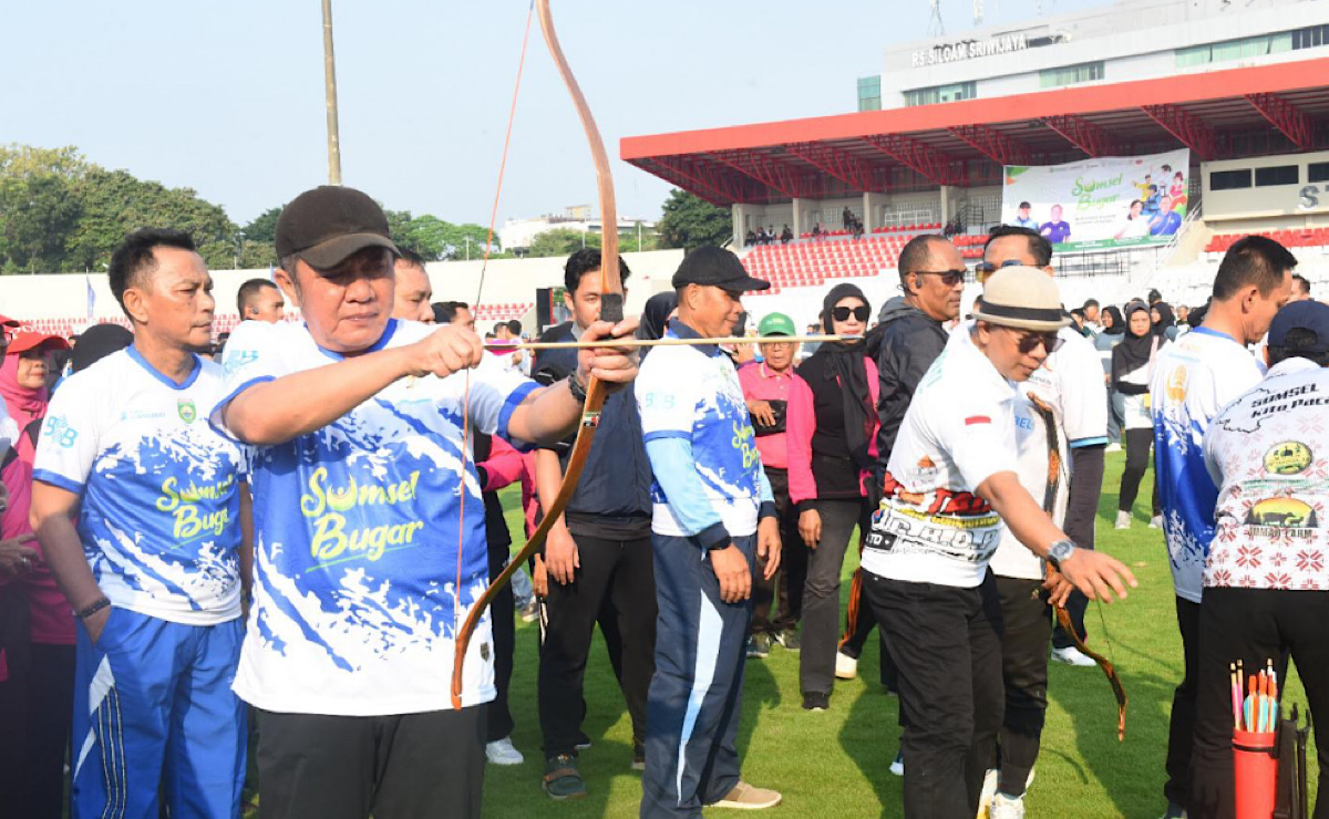 Gubernur Herman Deru Harapkan Para Atlet Sumsel Sukses Dulang Prestasi di Ajang Pornas Korpri dan Fornas 2025