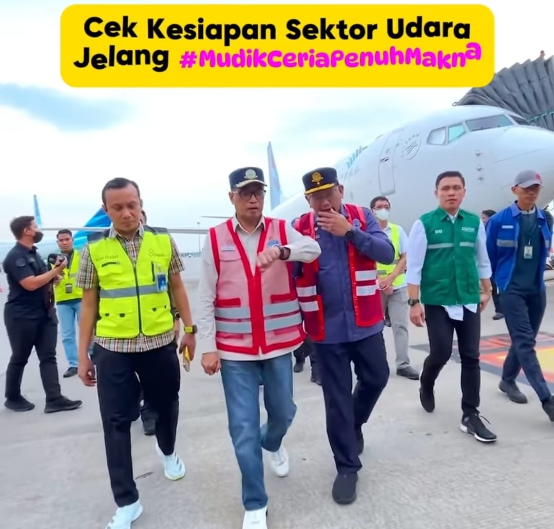 Cek Kesiapan Bandara Jelang Lebaran 2024, Menhub Kembali Ingatkan Regulasi Harga Tiket