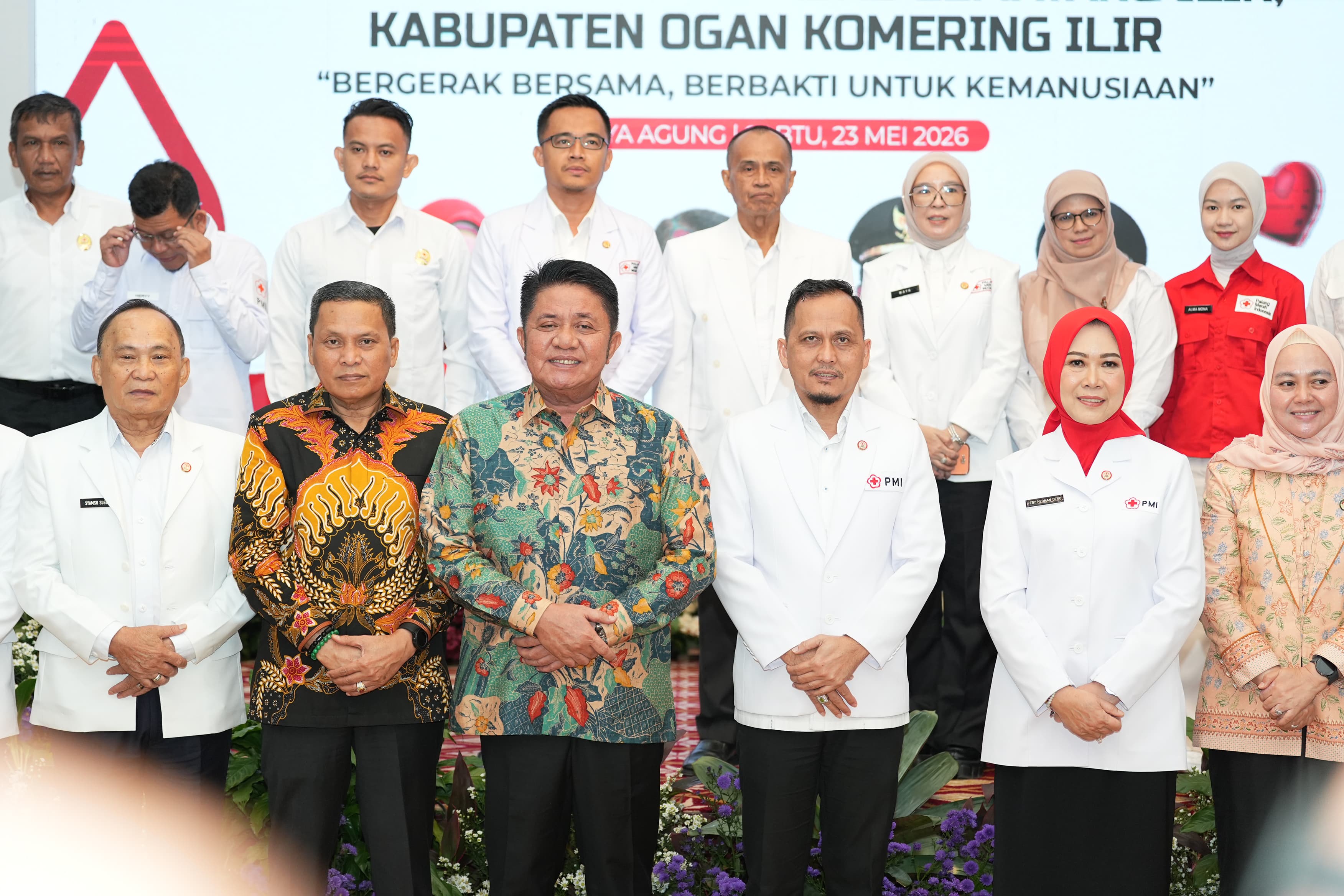 Lantik Pengurus PMI, Gubernur Sumsel Minta Jemput Bola agar Stok Aman