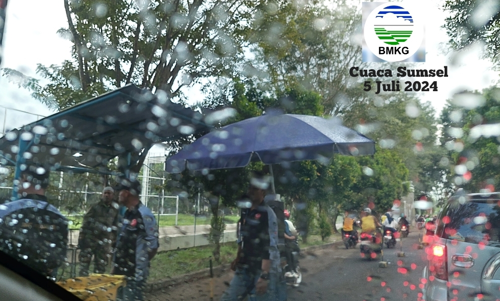 BMKG: Kondisi Cuaca Sumatera Selatan 5 Juli 2024, Waspada Ada Potensi Hujan dan Kabut Turun Dini Hari