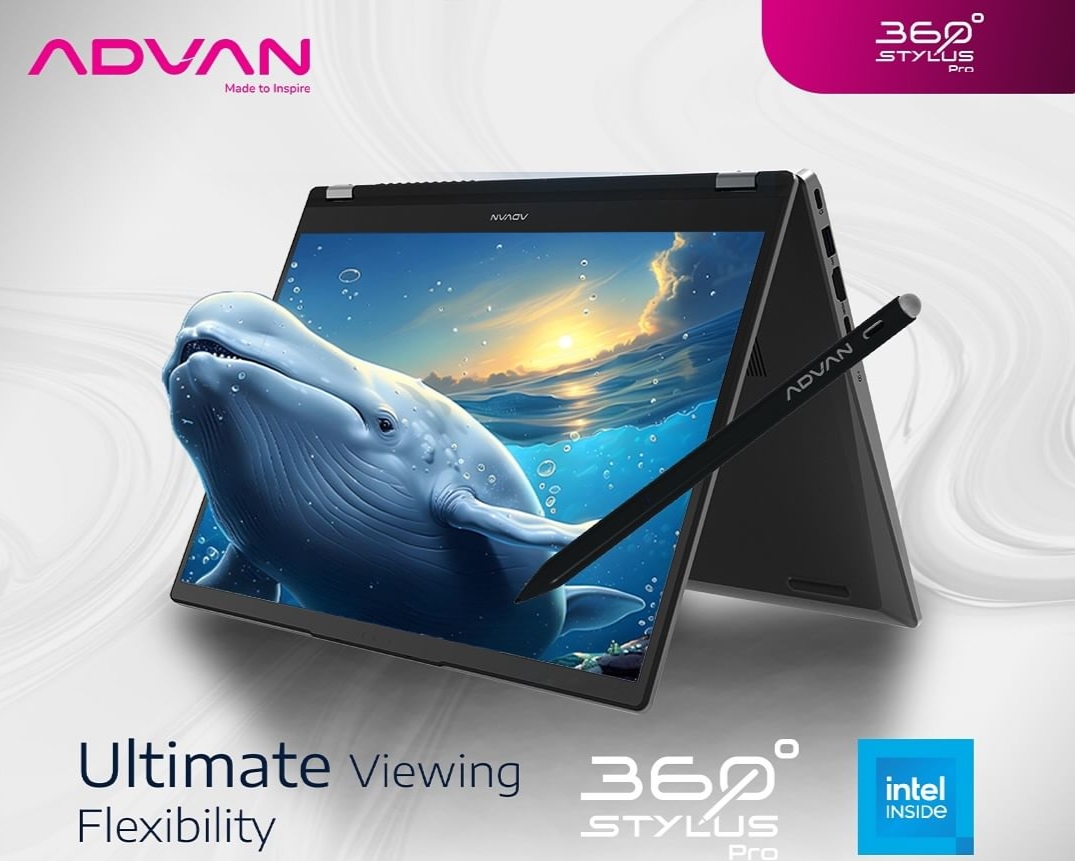 Laptop Murah Advan 360 Stylus Pro: Bawa Kinerja Multitasking dengan Spesifikasi Dewa 