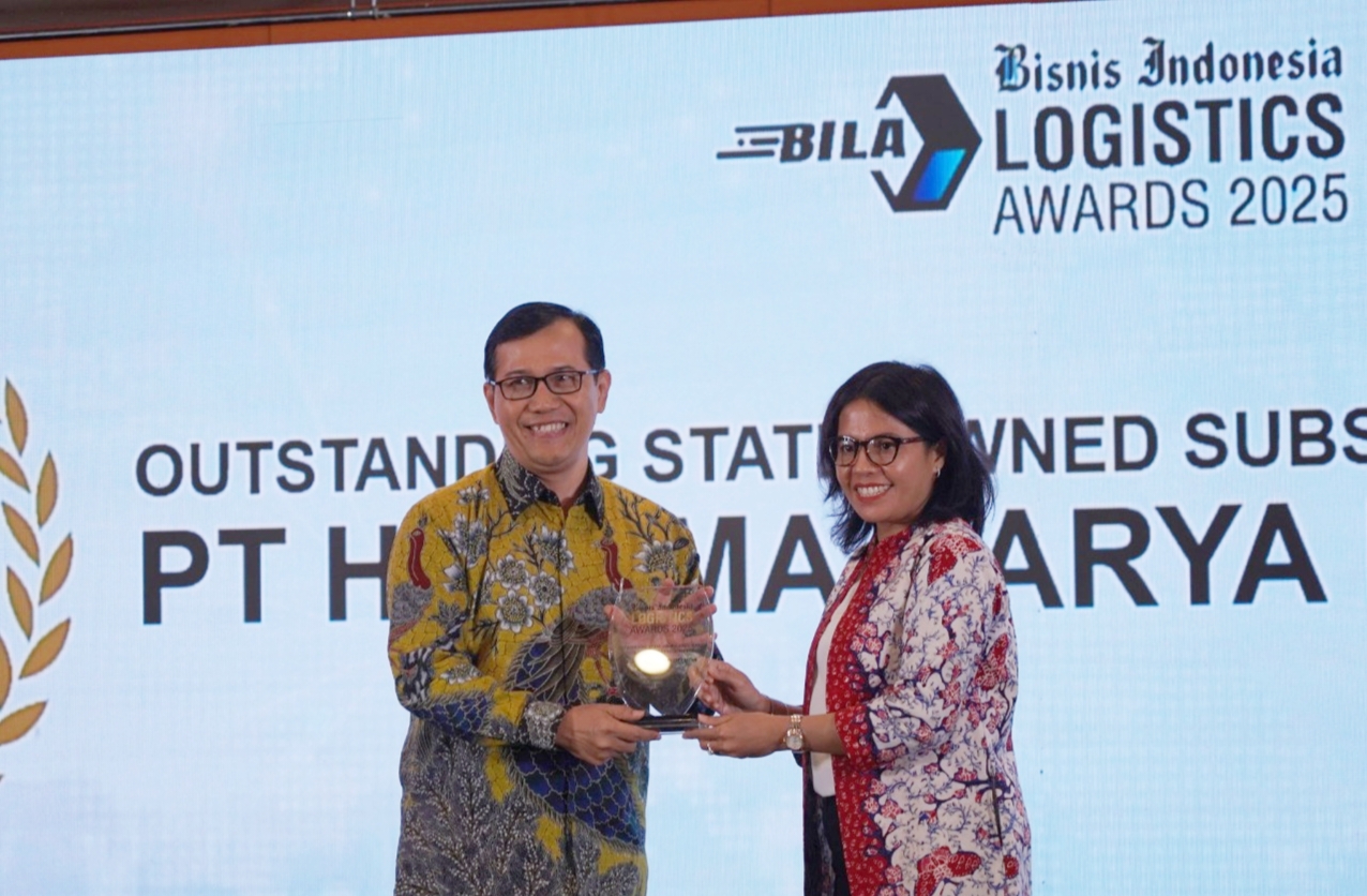 HKI Raih Penghargaan Bisnis Indonesia Logistics Awards 2025, Unggul Perkuat Arus Logistik Lewat Jalan Tol