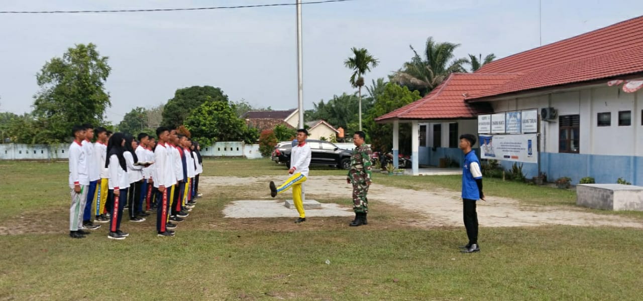 30 Orang Paskibraka Kecamatan Mesuji OKI Dilatih Babinsa 