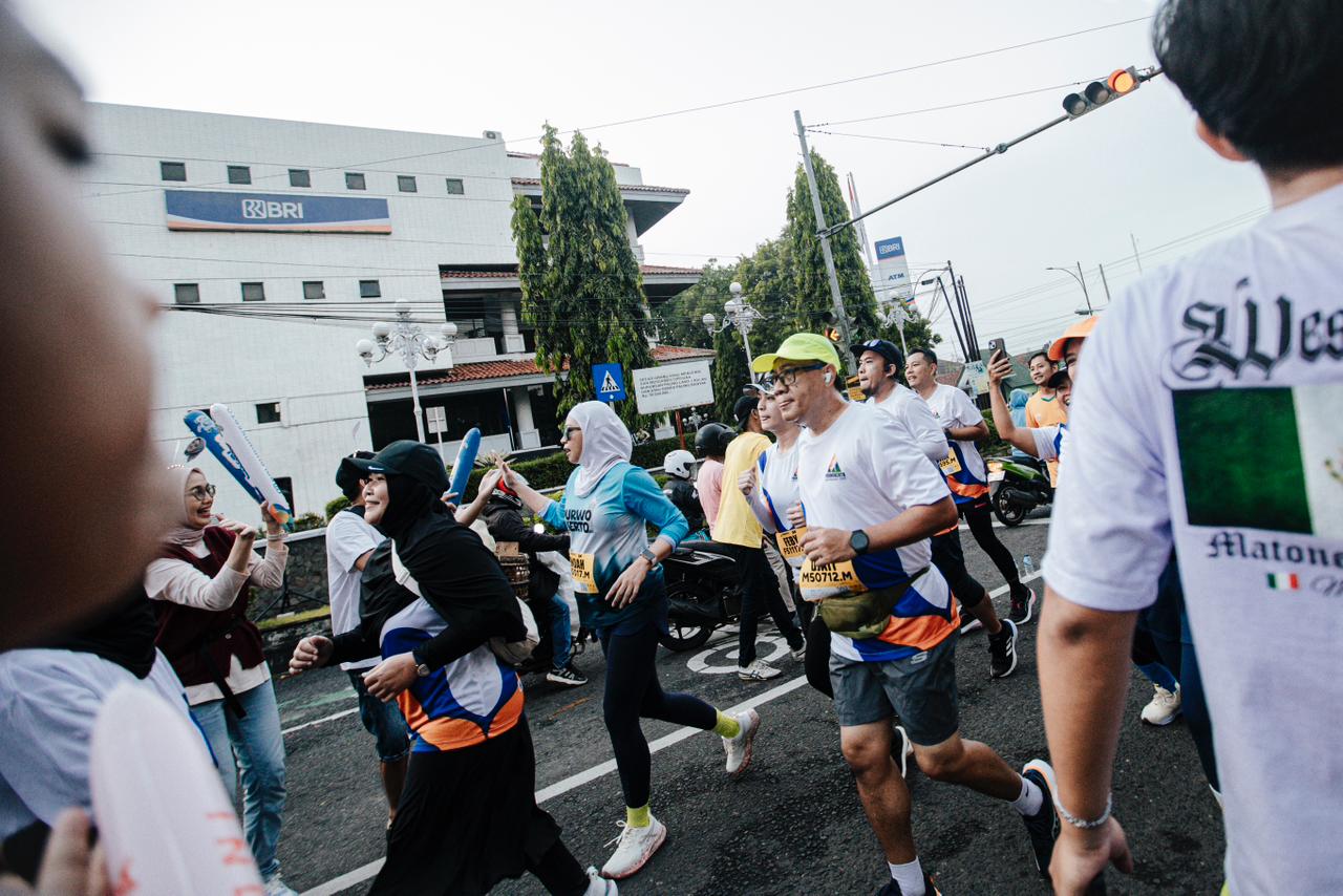 BRI Dukung Purwokerto Half Marathon 2025: Dorong Gaya Hidup Sehat dan Ekonomi Kerakyatan