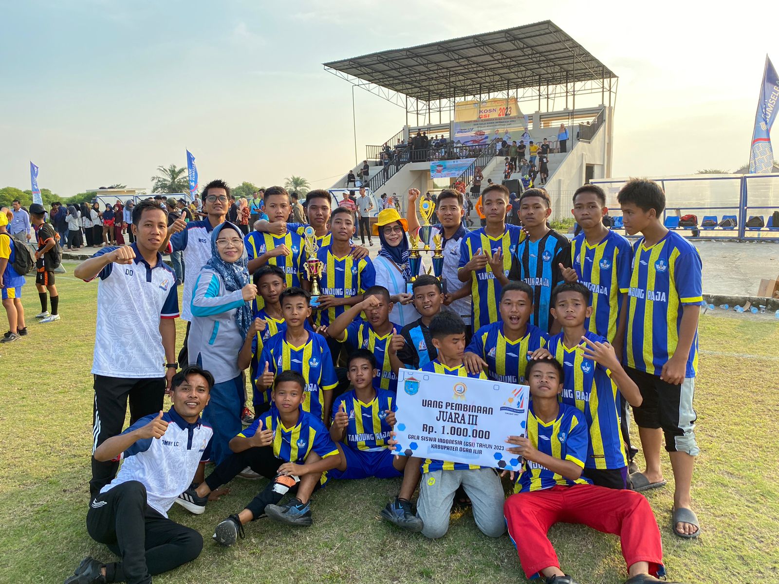 SMPN 3 Tanjung Raja Sabet Juara 3 GSI Tingkat Kabupaten Ogan Ilir