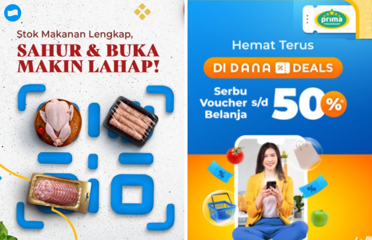 Mau Belanja Makanan Sahur dan Buka Lebih Murah? Gunakan Voucher DANA Deals di Prima Fresh Mart Ini