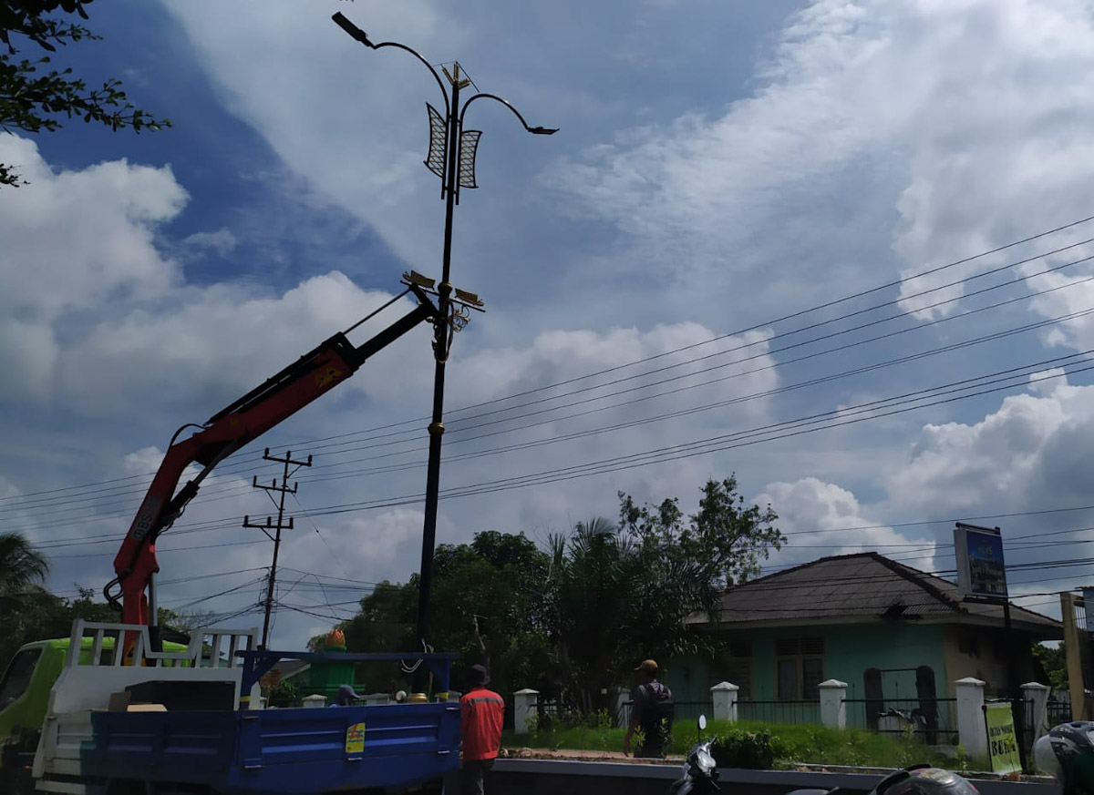 Ternyata, Ini Penyebab Utama Lampu Jalan di Kayuagung Mati