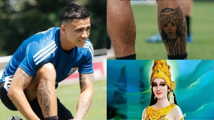 Tatto Perempuan di Kaki Eliano Reijnders Bikin Gagal Fokus Warganet, Ada yang Bilang Nyi Roro Kidul, Benarkah?