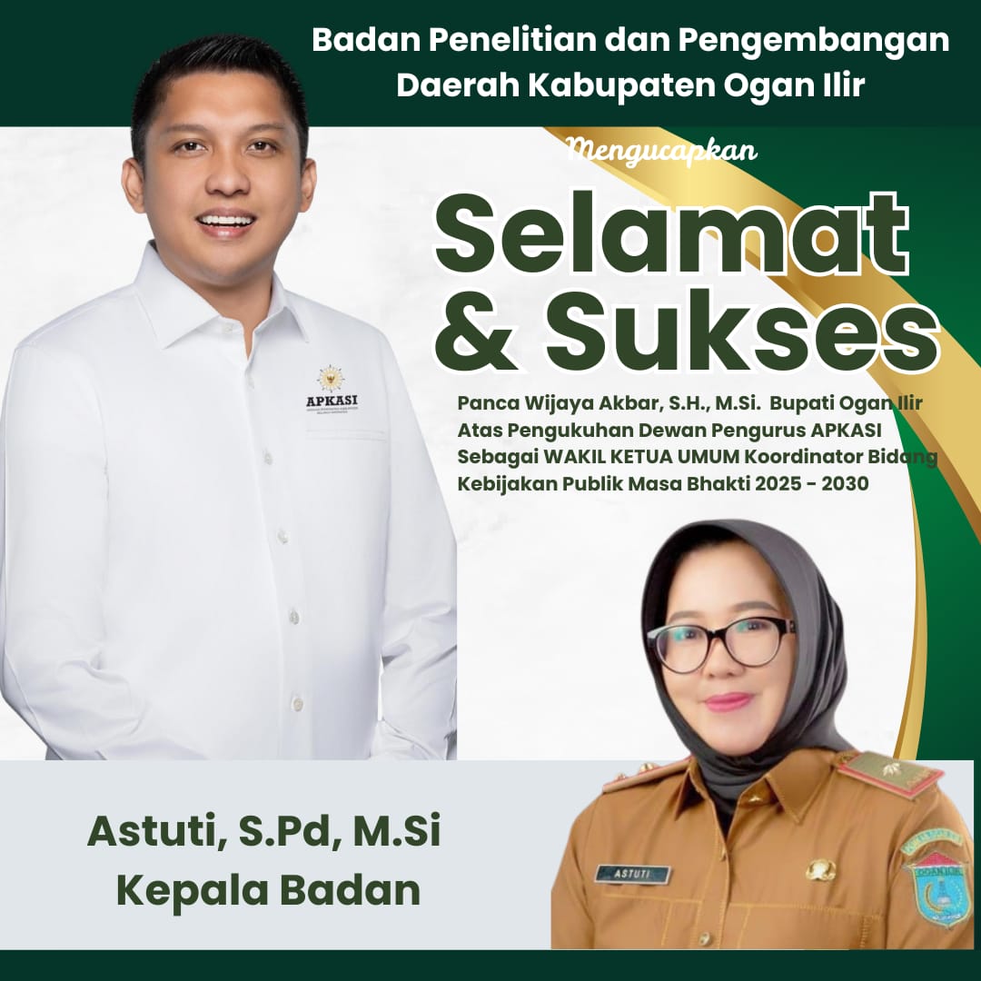 Pengukuhan Bupati Ogan Ilir Sebagai Waketum Koordinator Kebijakan Publik APKASI Masa Bhakti 2025-2030
