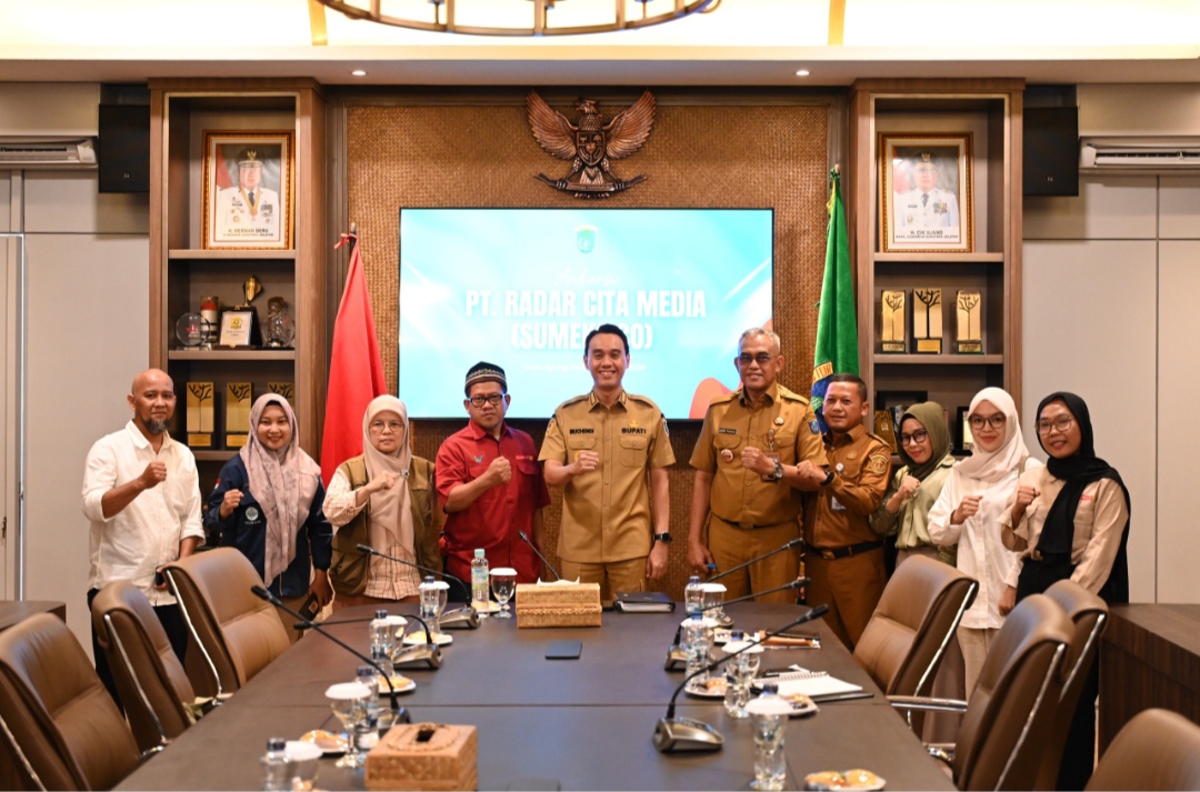 Bupati OKI Terima Audiensi Media Sumeks.Co, Perkuat Sinergi Informasi Publik