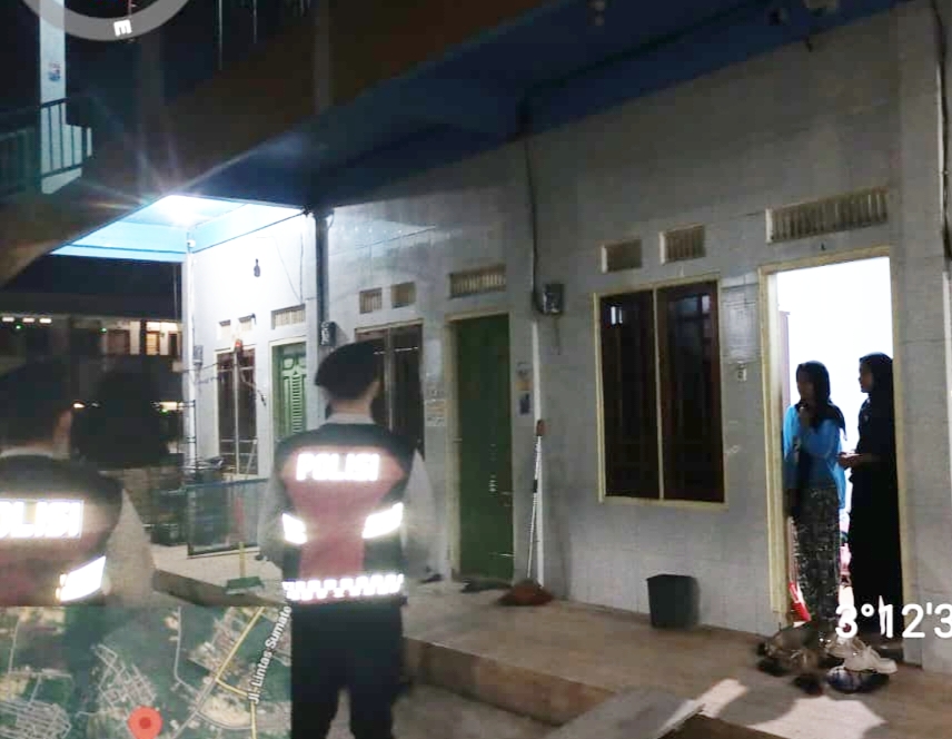 Antisipasi Curanmor, Personel Sat Samapta Polres Ogan Ilir Intens Lakukan Patroli di Kost Mahasiswa