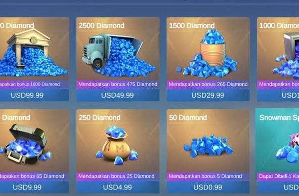 Bocoran Cara Ampuh Dapatkan Diamond di Game Mobile Legends Tanpa Keluarkan Uang