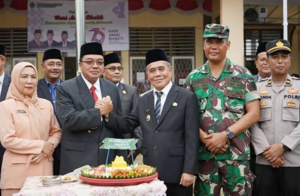 Peringatan HAB ke-79 Tahun 2025, Kemenag Ogan Ilir Gelar Upacara Hingga Potong Tumpeng