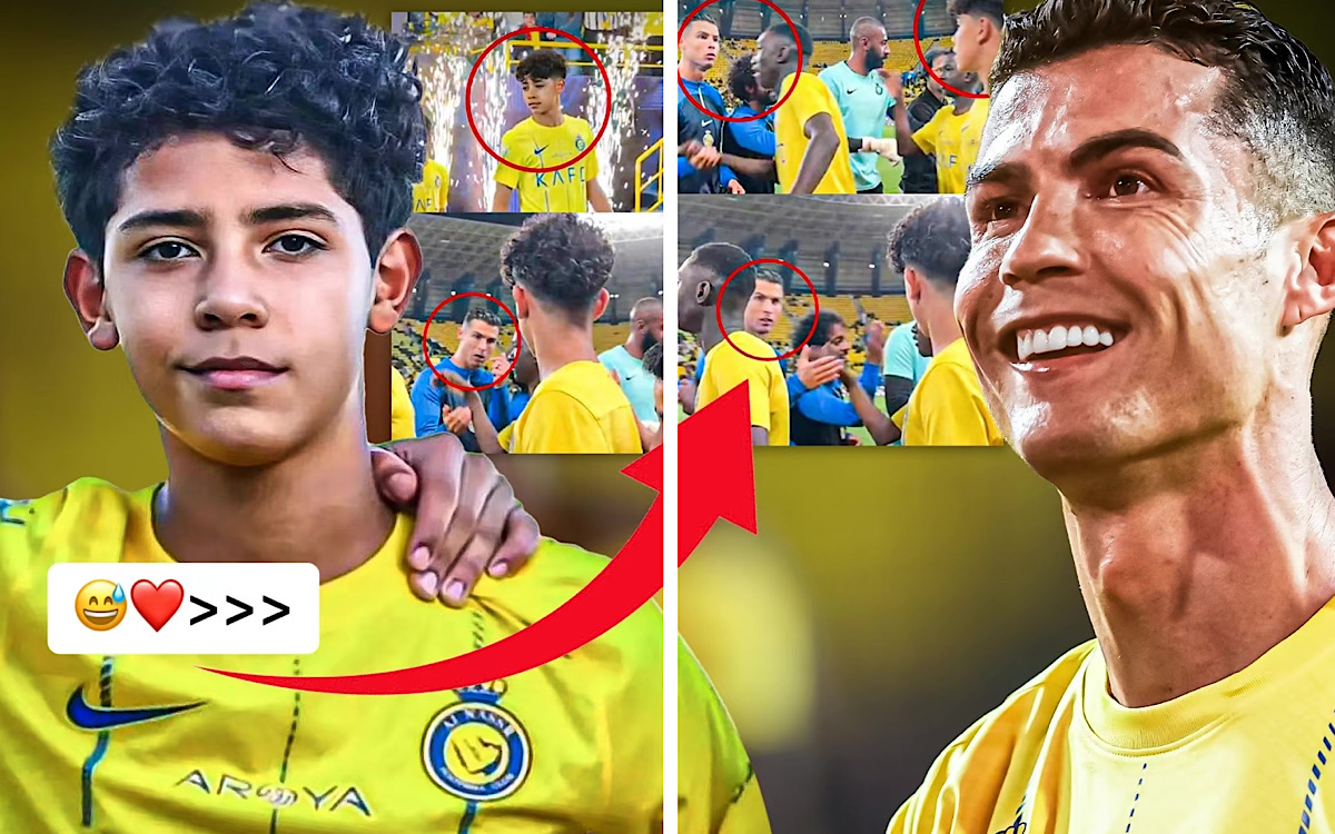 Netizen Heboh! Ronaldo Memarahi Anaknya Karena Tidak Sopan Saat Perayaan Juara Al Nassr U-13, Benarkah?