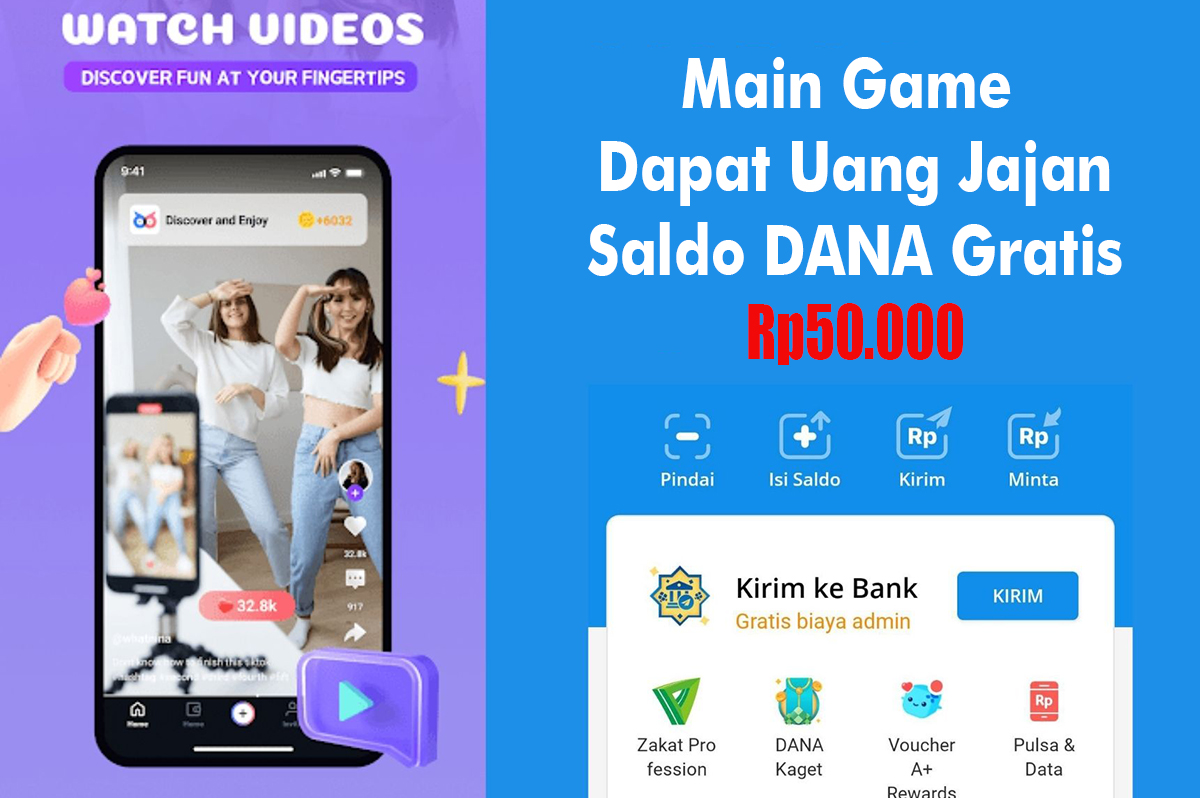 Main Game Dapat Uang Jajan! Cairkan Saldo DANA Gratis Rp50.000 Dari Aplikasi Ini