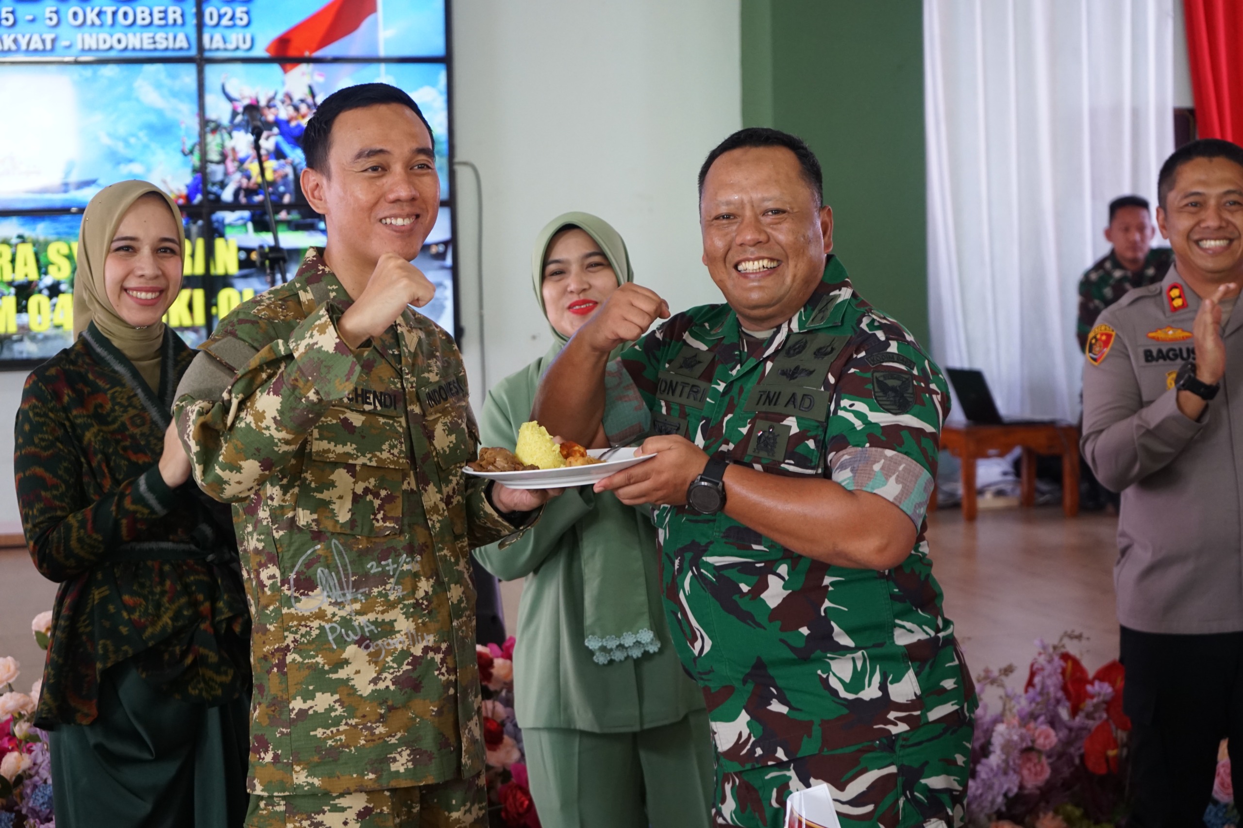 Bupati OKI dan Forkopimda Hadiri Acara Syukuran HUT TNI ke-80