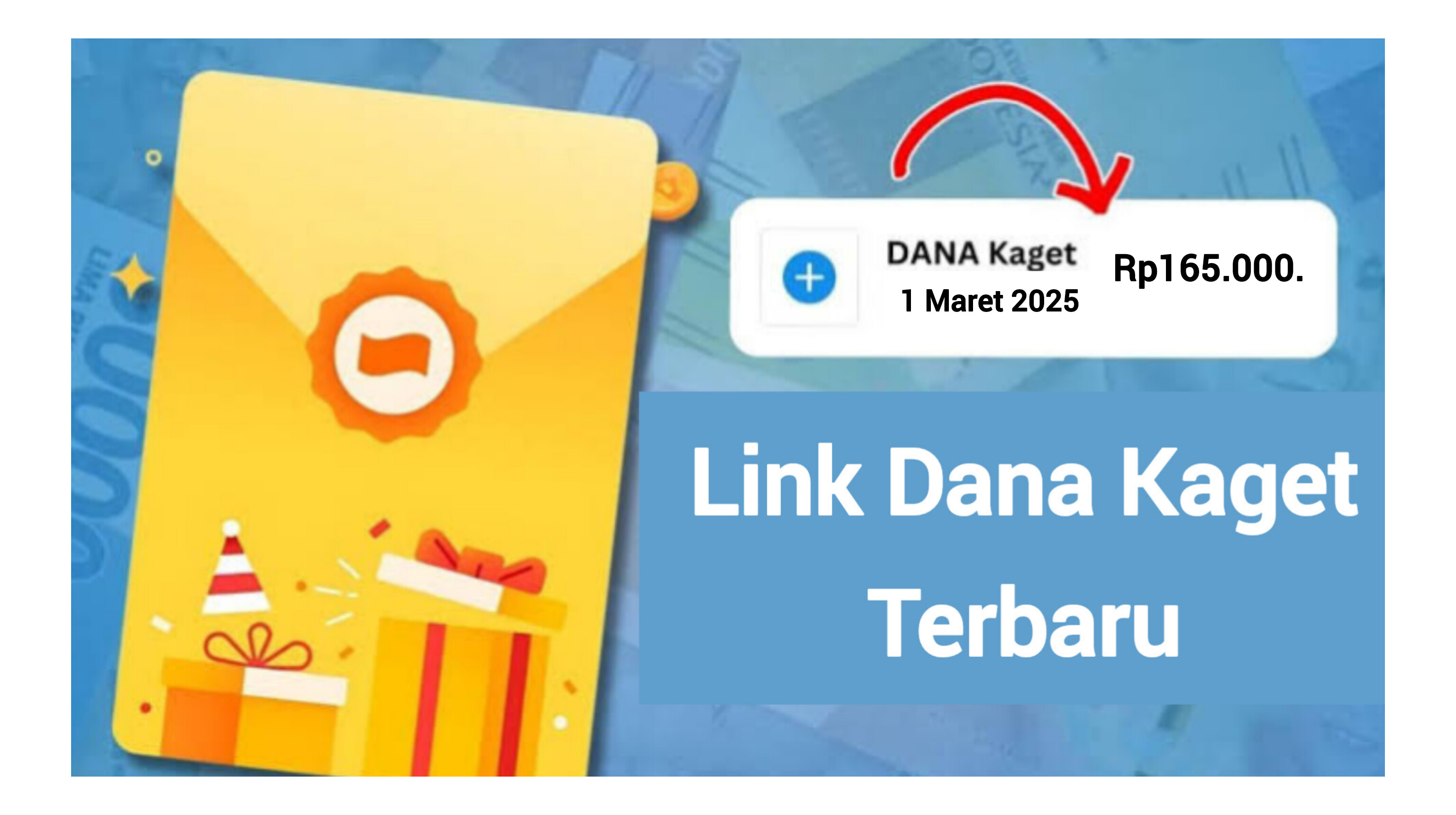 Klaim Link Sekarang dan Dapatkan Saldo Gratis Rp165.00. dari Tautan DANA Kaget