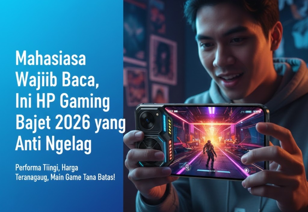 Anak Kos dan Mahasiswa Wajib Tau, Ini HP Gaming Bajet 2026 yang Anti Nge-Lag