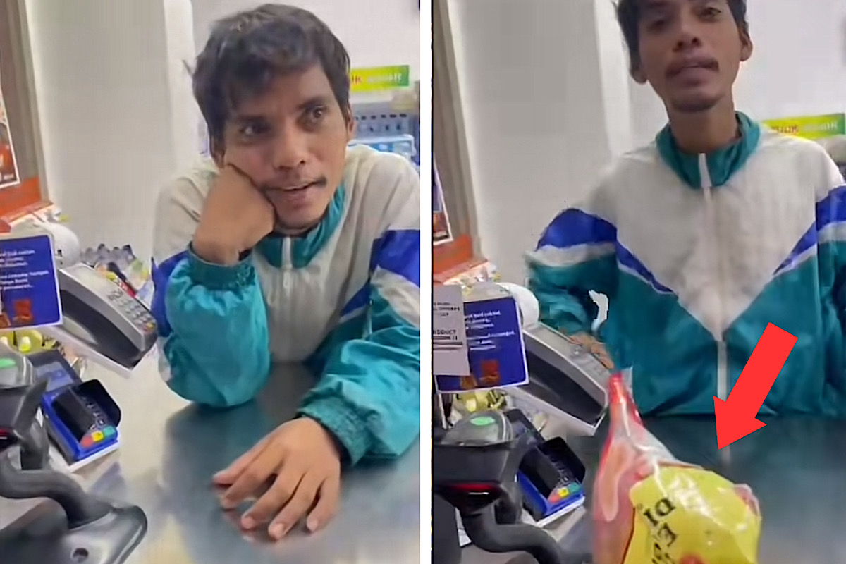 Seenaknya Makan di Indomaret Tanpa Bayar, Pria di Palembang Ngaku Sedang Buka Puasa