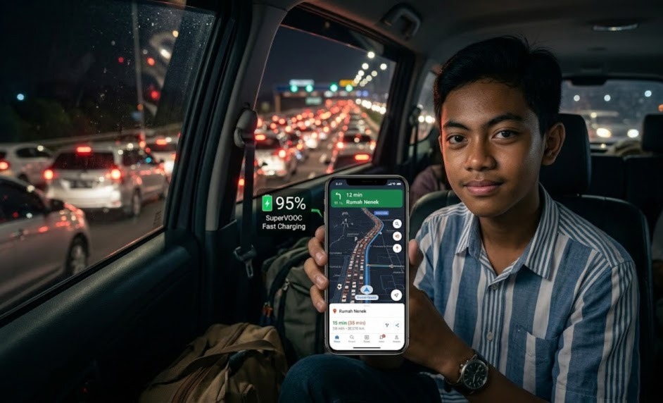 HP 1 Jutaan Baterai 6000mAh dan Fast Charging 33W 2026: Andalan Saat Terjebak 12 Jam Macet Mudik