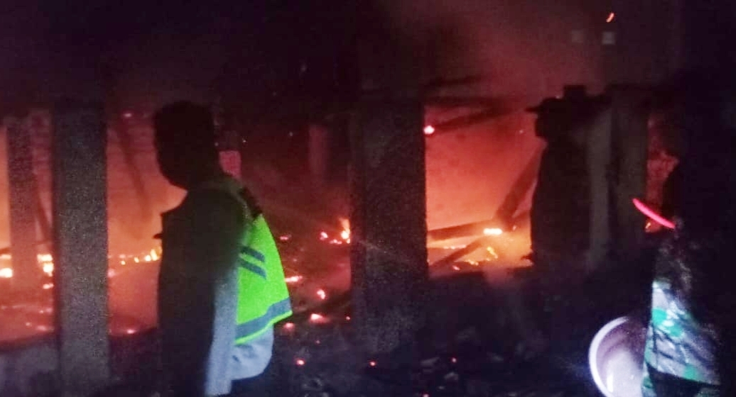 Kebakaran Rumah di Rantau Alai Ogan Ilir, Sepeda Motor Ikut Terbakar, Kerugian Korban Capai Rp 300 Juta