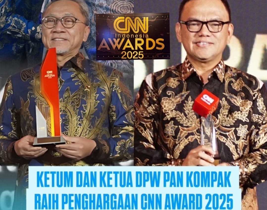 Zulhas dan Joncik Muhammad, Dua Pemimpin PAN yang Jadi Inspirasi di CNN Indonesia Award 2025