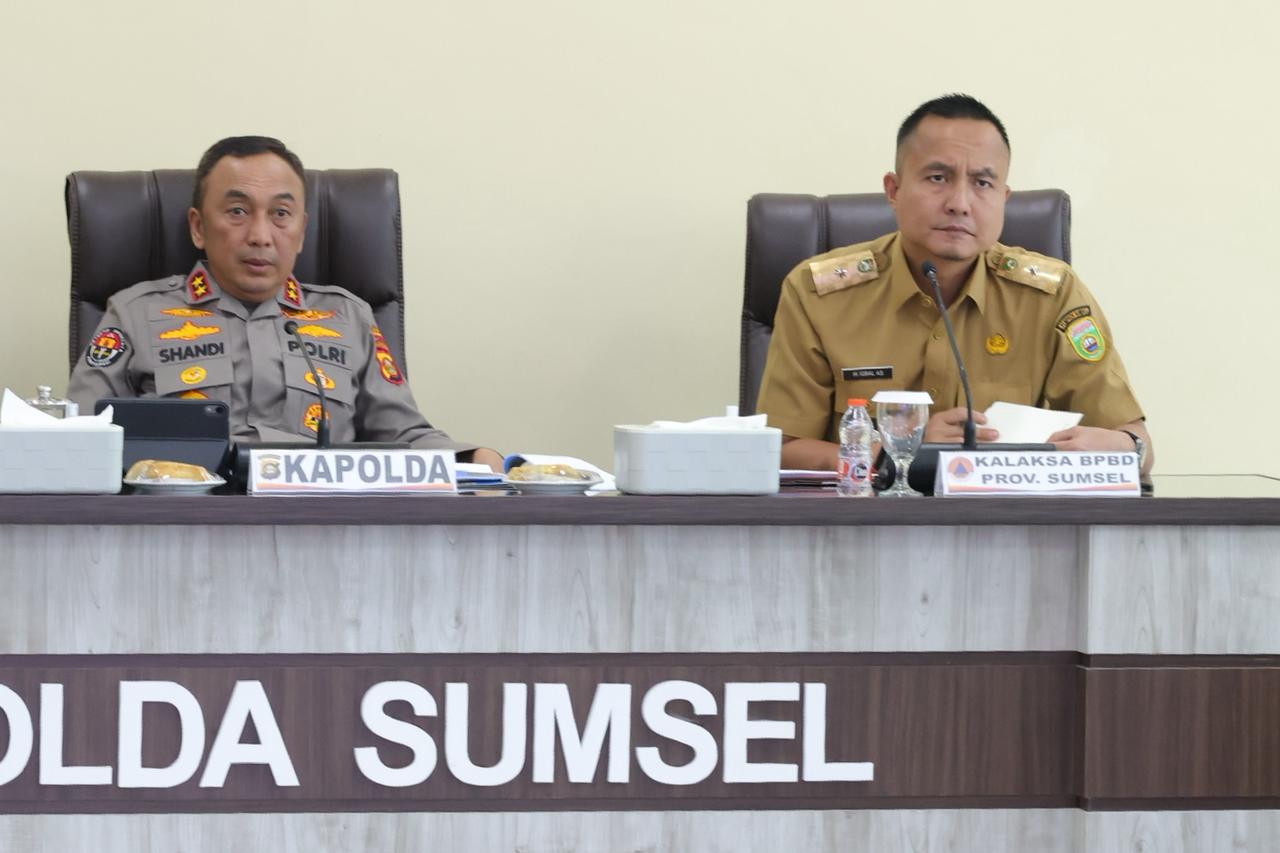 Polda Sumsel Ingatkan Waspada Fenomena Godzilla, Panas Ekstrim Picu Kekeringan Hingga Karhutla, Langkahnya!