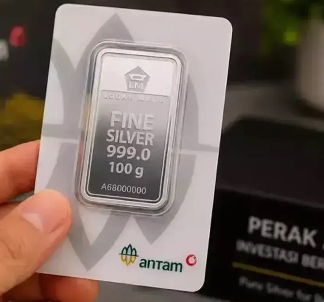 Harga Perak Antam Naik Rp400 per Gram, Perak Dunia Ikut Menguat