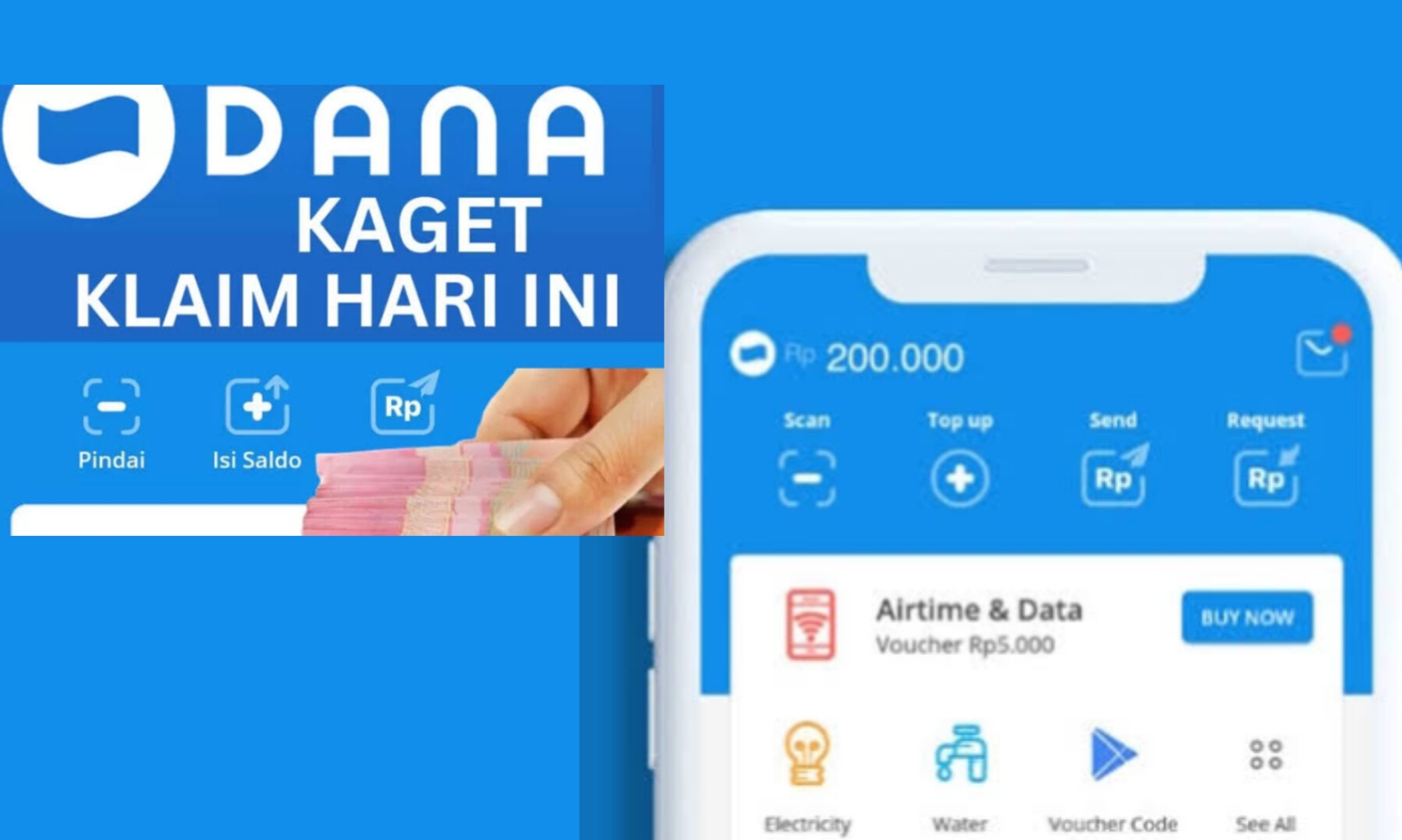 Buruan Klaim Sekarang, Link DANA Kaget Dapatkan Rp200 Ribu Sekarang Juga!