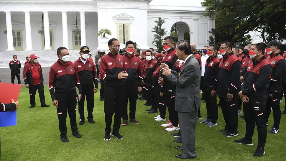 Ini Foto Presiden Jokowi Guyur Bonus Peraih Medali SEA Games Rp162,5 M 