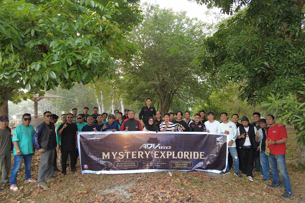 Eksplorasi Penuh Tantangan, ADV 160 Mystery Exploride Satukan Komunitas Honda Sumsel
