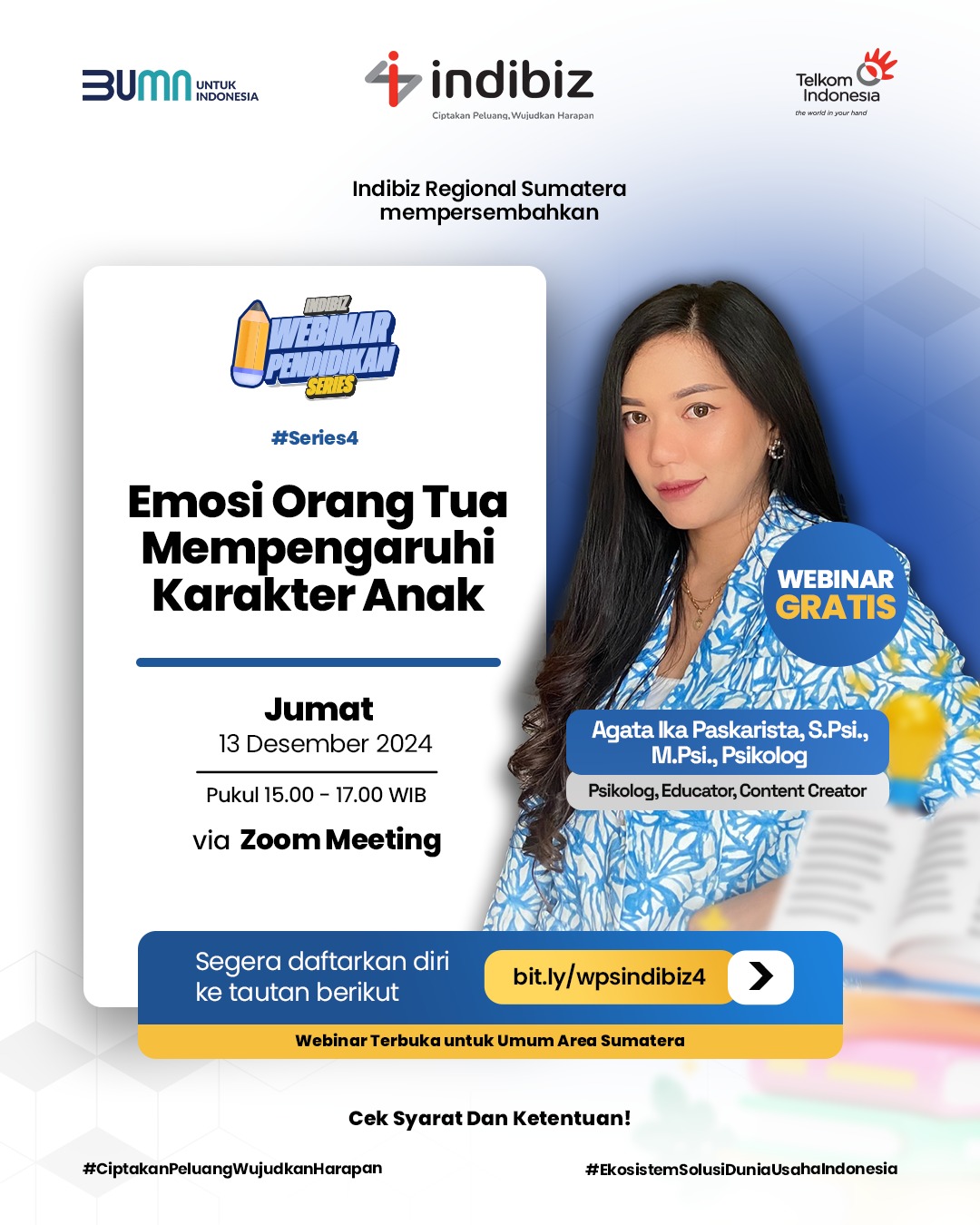 Emosi Orang Tua, Kunci Pembentukan Karakter Anak: Ikuti Webinar Gratis dari Indibiz Sumatera