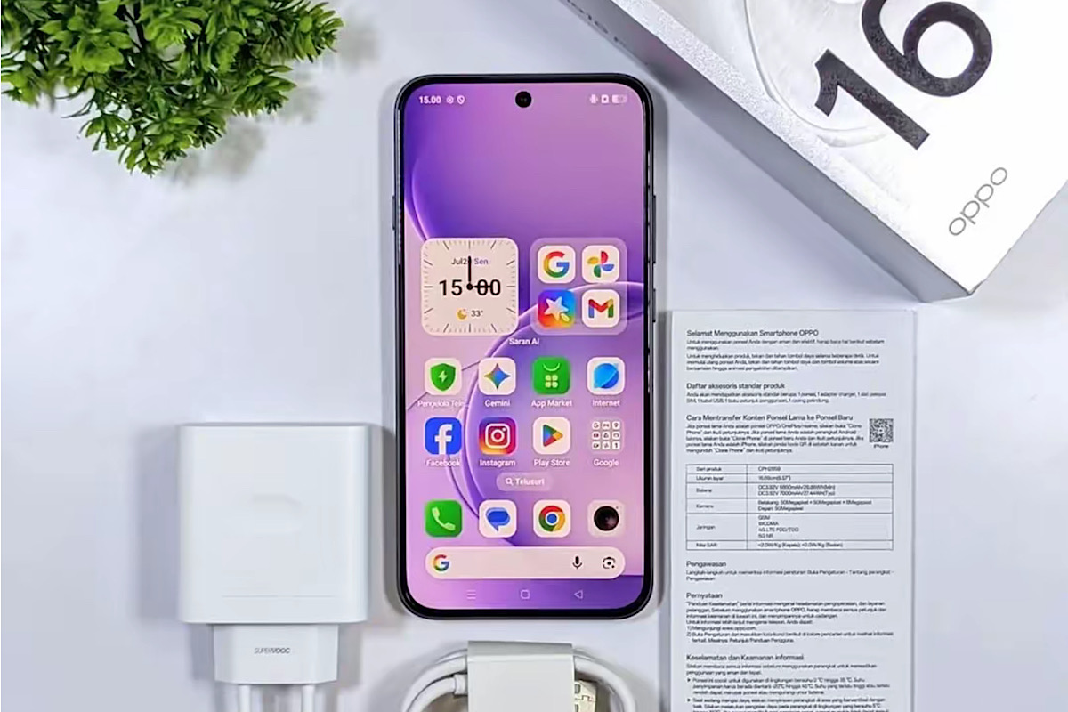 Oppo Reno16 F 5G Rilis vers Eco Pack Disamping Reguler, Apa Saja Kelebihannya?