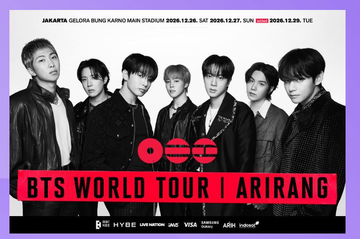 War Tiket Presale Konser BTS Jakarta 2026 Day 3 Dibuka Hari Ini, Cek Link-nya